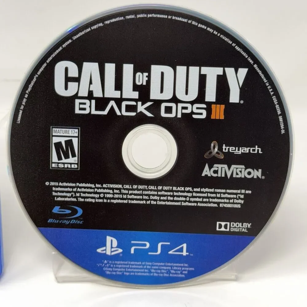Call of Duty Black Ops III Sony PlayStation 4 PS4 2015 CIB Refurbished Tested